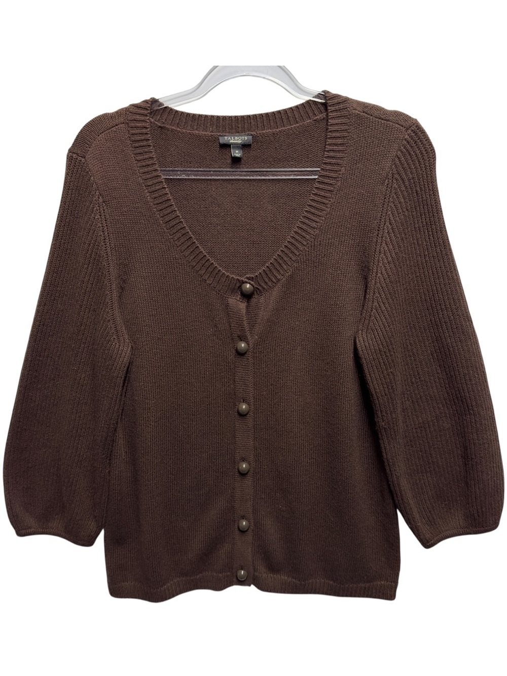 Pure Cotton Viscose Thick Knit Structured Button Cardigan Sweater Jacket Coat